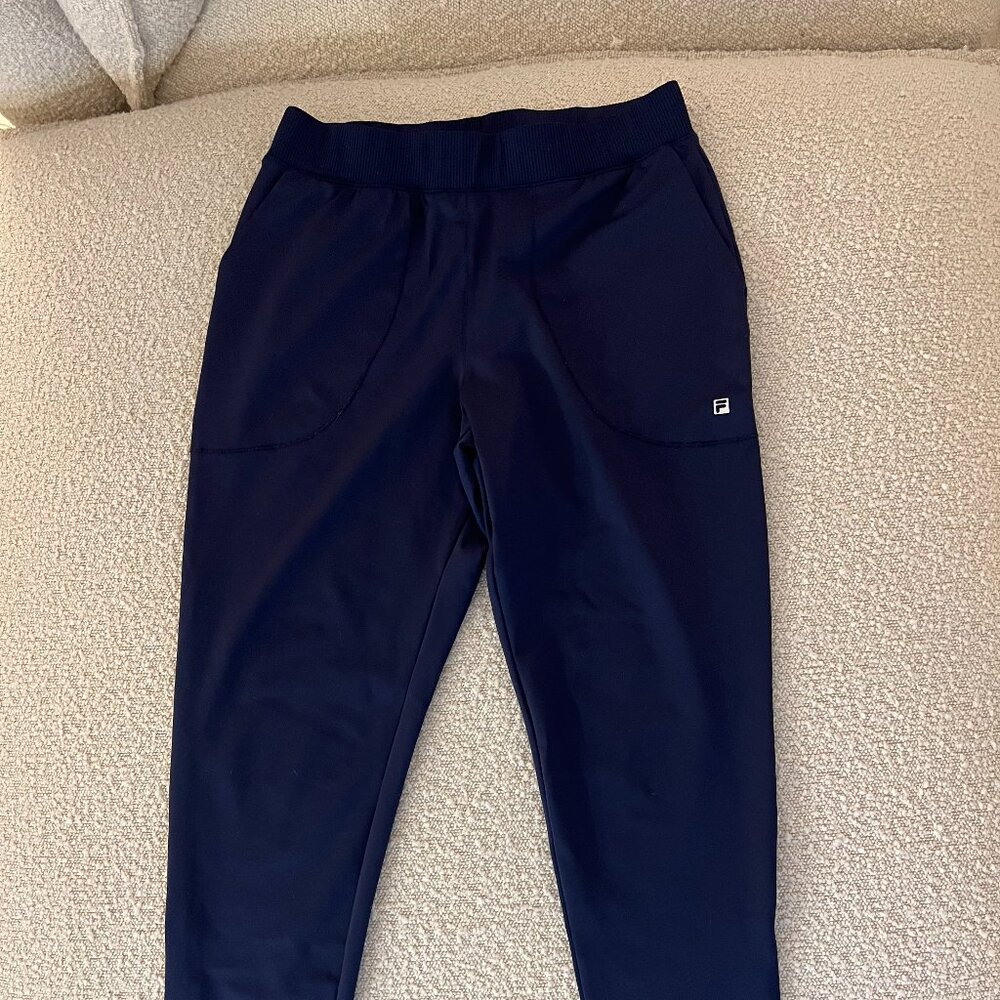 NWOT Fila Navy Blue Jogger Sweatpants M